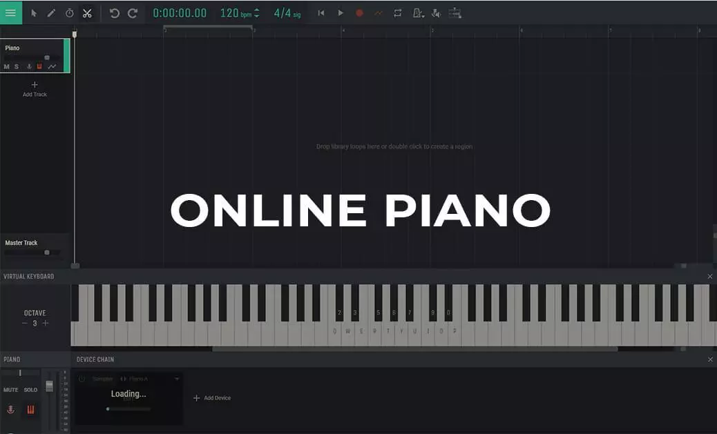 Online-piano Online piano